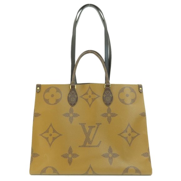 Louis Vuitton M44576 On The Go GM Giant Monogram Tote Bag Reverse Women's LOU... - Picture 2 of 10